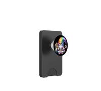 LGBTQ Christmas GNOME with Rainbow Santa Hat for Xmas PopSockets PopWallet pour MagSafe