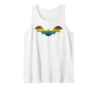 LGBTQ Gay Pride Costume de vampire chauve-souris pour Halloween Débardeur