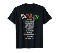 LGBTQ, I Am An Ally I'm Not Gay Bisexual Or Trans T-Shirt
