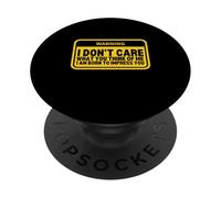 LGBTQ - I Don't Care What You Think About me PopSockets PopGrip Adhésif