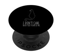 LGBTQ - I Don't Care What You Think About me PopSockets PopGrip Adhésif