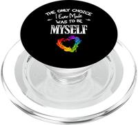 LGBTQ - Le Choix Que J'Ai Fait était d'être Moi-même fière d'être LGBT PopSockets PopGrip pour MagSafe