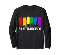 LGBTQ LGBTQ Skyline de San Francisco Manche Longue