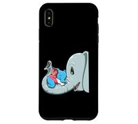 LGBTQ Mama Transgender Elephant Kid Rainbow Love Coque pour iPhone XS Max