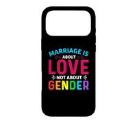 LGBTQ Marriage is About Love Gay LGBT Pride Month Coque pour iPhone 17 Pro Max