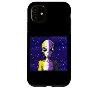 LGBTQ Non Binaire Extraterrestre Science-Fiction Coque pour iPhone 11
