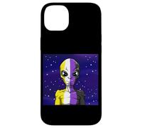 LGBTQ Non Binaire Extraterrestre Science-Fiction Coque pour iPhone 14 Plus