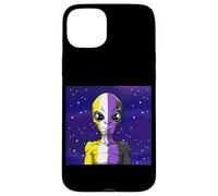 LGBTQ Non Binaire Extraterrestre Science-Fiction Coque pour iPhone 15 Plus