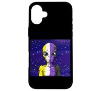 LGBTQ Non Binaire Extraterrestre Science-Fiction Coque pour iPhone 16 Plus