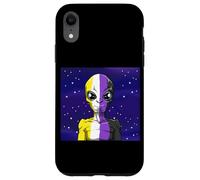 LGBTQ Non Binaire Extraterrestre Science-Fiction Coque pour iPhone XR