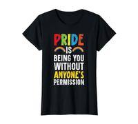 LGBTQ Pride is Being You Without Anyone's Permission T-Shirt Graphique avec Valeur