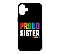 LGBTQ Proud Sister Rainbow Gay LGBT Pride Month Coque pour iPhone 16 Plus