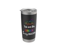 LGBTQ You Are The Rainbow To My Unicorn LGBT Pride Month Gobelet isotherme en acier inoxydable double paroi