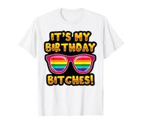 LGBTQI It's My Birthday Bitches Pride Rainbow Hommes Femmes T-Shirt