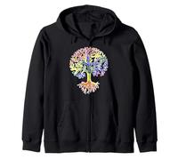 LGBTree ! Eco LGBTQIA+ Terre Aimant Les Arbres Hippie Gay Sweat à Capuche