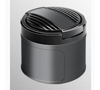 LGBWF Voiture Cendriers, pour Mercedes Benz W205 C-Class 2014-2021 Portable Détachable Voyage sans Fumée Auto-Extinguible Ashtrays, Car Accessories,A-Black-Short