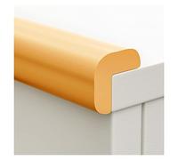 LGChobby Protecteur d'angle De Mur De Protection, Mousse De Protection De Bord De Table Daisse en Forme De L, Bandes De Bord De Meubles Auto-adhésives De Bureau À Domicile (Color : Orange, Size : 5m)