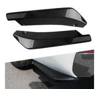 LGDONGFC 2 Pièces Diffuseur de Pare-Chocs Arrière de Voiture pour VW T-Roc 2017-2019 2020 2021 2022 2023 2024 2025, Séparateur de Jupe de Garde-Boue Latérale Aileron Accessoires,Black