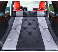 LGDONGFC Matelas Gonflable Voiture pour Dacia Lodgy Stepway 2012-2018 2019 2020 2021 2022 2023 2024, Matelas Voiture Portable Pliable Épais pour Camping Voyage, Accessoire Voiture,Black