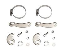 LGEGE Kit de conversion de bras de couple universel 2 ensembles, compatible avec la plupart des vélos électriques, accessoires de protection pour moteurs de moyeu avant ou arrière E-Bike