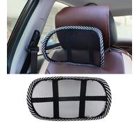 LgeQWWs 2 pièces Coussin en Maille pour la Nuque,Coussin de Soutien pour la tête et la Nuque,Accessoires pour sièges de Voiture,pour VW Golf 8 MK8 GTI GTD R ClubSport CS