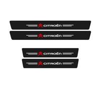 LGFDC 4 Pièces Protection Seuil de Porte de Voiture pour Citroen e-C3 Aircross 2024-2026, Fibre Carbone Couverture Pédale Protection Threshold Barre Autocollant