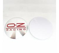 LGFDC 4Pièces Autocollants Cache Moyeu Autocollant de Badge pour OZ Racing 65mm, Jante Centre D'emblème avec Voiture Logo Cache Moyeux,B