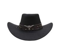 Lggwunsi Chapeau Cowboy Homme - Django pour adulte, chapeau western pour costumes de carnaval, carnaval et fête à thème