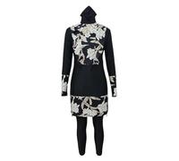 Lggwunsi Maillot De Bain Musulman, Combinaison Opaque Couverture Intégrale Swimsuit Musulman Protection Solaire Islamique Burkini Manches Longues Grande Taille Swimwear Maillot De Bain