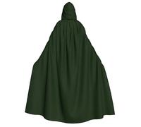 LGHDFYO Cape à capuche unisexe avec motif de pétales floraux de couleur verte veste : vêtements d'extérieur légers pour adultes