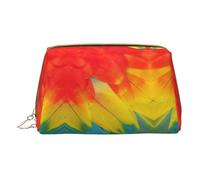 LGHDFYO Fantastique trousse de toilette en plumes de perroquet, organisateur de cosmétiques portable pour femmes, On-The-Go, blanc, One Size