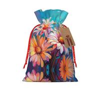 Lghdfyo Grand sac cadeau de Noël en corde de lin pour fête, mariage, affaires, cadeau de fête