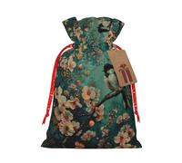 Lghdfyo Grand sac cadeau de Noël en corde de lin pour fête, mariage, affaires, cadeau de fête