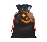 Lghdfyo Grand sac cadeau de Noël en corde de lin pour fête, mariage, affaires, sac de fête