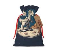 Lghdfyo Sac cadeau en lin avec corde de Noël, grande fête, mariage, business, sac cadeau