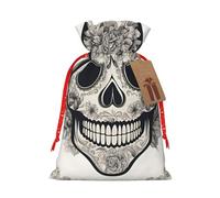 Lghdfyo Sac cadeau en lin avec corde de Noël, grande fête, mariage, business, sac cadeau