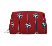 LGHDFYO Tennessee State Flag Trousse de toilette de voyage, organisateur de cosmétiques portable pour femme, On-The-Go, Blanc, One Size