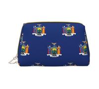 LGHDFYO Trousse de toilette de voyage avec drapeau de New York pour femme, blanc, Talla única