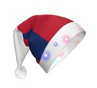 LGHHGY Chapeau de Noël unisexe à LED - Drapeau du Texas - Chapeau festif pour adultes, parfait pour les fêtes et le quotidien