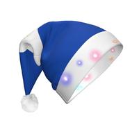 LGHHGY Chapeau de Noël unisexe à LED - Imprimé El Salvador - Couvre-chef festif pour adultes, parfait pour les fêtes et le quotidien