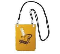 LGHHGY Sac à bandoulière noir - Sac à bandoulière mignon avec imprimé tronçonneuse pleurante, parfait pour les déplacements, le shopping et les activités de plein air, Noir , Taille unique