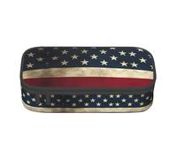 LGHHGY Trousse à crayons avec imprimé drapeau américain - Organisateur de stylos multifonction, sac de papeterie portable pour l'école, le bureau et les voyages, États-Unis Drapeau, Taille unique