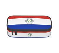 LGHHGY Trousse à crayons avec imprimé drapeau de Sainte-Lucie - Multifonction - Sac de papeterie portable pour l'école, le bureau et les voyages, Drapeau du Paraguay, Taille unique, Cartable