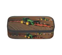 LGHHGY Trousse à crayons avec motif de chevaux sauvages - Organiseur de stylos multi-usages, sac de papeterie portable pour l'école, le bureau et les voyages, Tractor Farm, Taille unique, Cartable