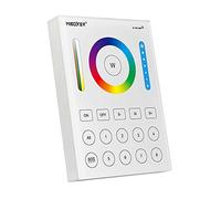 LGIDTECH B8 Miboxer Télécommande 8 zones RGB+CCT à montage mural alimentée par des piles AAA, contrôle de l'ampoule LED RGB CCT, Downlight, projecteur, contrôleur de bande lumineuse LS2 WL5