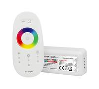 LGIDTECH FUT027 RGBW LED 2,4 GHz RF sans fil Télécommande + récepteur 12-24 V, compatible avec les bandes LED 5050 3528 RGBW