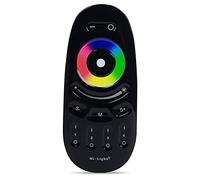 LGIDTECH FUT096-B Mi.Light Télécommande RGBW 4 zones Full Touch LED Controller (piles non incluses) pour ampoule LED Milight RGBW, Downlight, RGB RGBW LED Strip Lights Controller Box FUT037 FUT038