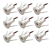 LGJEGD Mini Downlights encastrés projecteurs LED à intensité Variable 12V DC for éclairage d'accentuation Placard (Color : Warm White 3000K, Size : 120 Degrees)