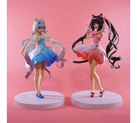 LGJFDL LGJFDLFigura de acción de Vainilla y Chocolate/Figura de Anime/Modelo de Personaje Pintado/Modelo de Juguete/PVC/artículo de colección de Anime 18 cm/7,1 Pulgadas (taille : chocolat)