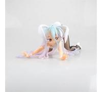 LGJFDL LGJFDLNo Game No Life -Shiro- 1/4 Bunny Ver. Figura de acción/Figura de Anime/Modelo de Personaje Pintado/Modelo de Juguete/PVC/artículo de colección de Anime 12 cm/4,7 Pulgadas